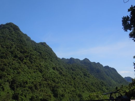 Gorgeous jungle-covered peaks abound