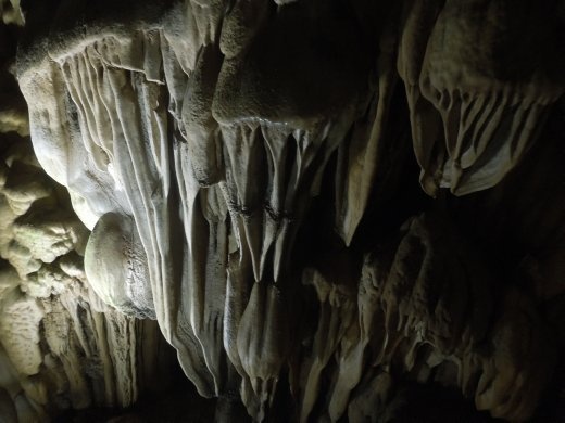 Awesome stalactites and stalagmites were everywhere!