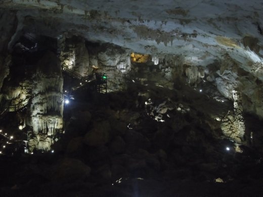 View back up towards the staircase we've just come down