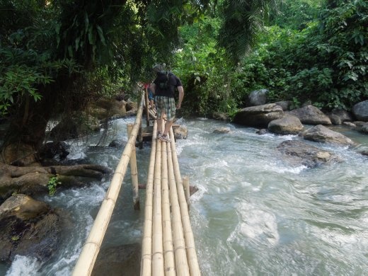 The water was moving a little fast for my taste