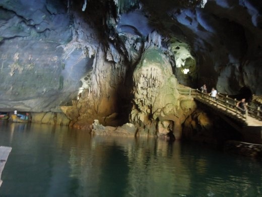 The features in this cave were also very impressive