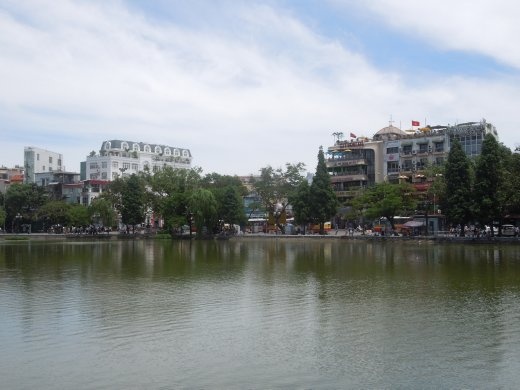 Hanoi Vietnam, from Hoan Kiem Lake