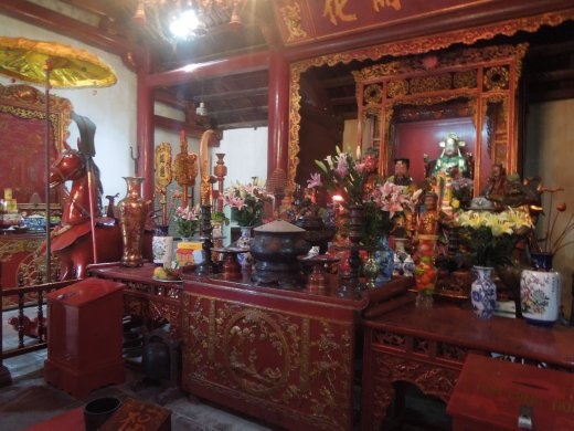 The temple also honors a scholar and a Confucian master.