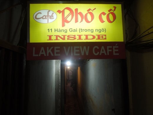 Finally a sign! Keep going down the corridor...