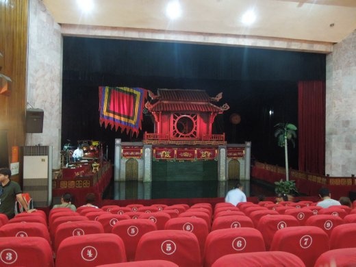 One of Hanoi's best(?) cultural/tourist attractions- the water puppet theater
