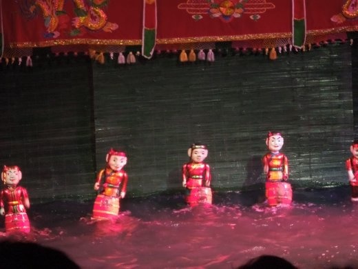 Water puppetry is one of the traditional cultural arts of Vietnam. It originated from farmers' rice fields being flooded during rainy season, and for their looking for ways to stay entertained...