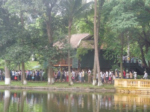We did a LOT of waiting in line and shuffling slowly during this visit. SO MANY tourists! This compound is the #1 tourist destination in Vietnam.