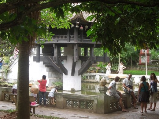 The One Pillar Pagoda- one of Vietnam's most famous temples