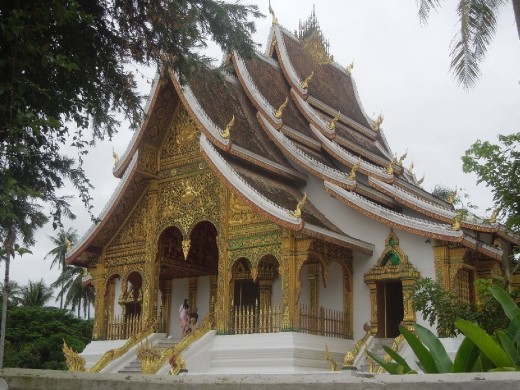 The royal temple on the grounds of the Laos Royal Palace