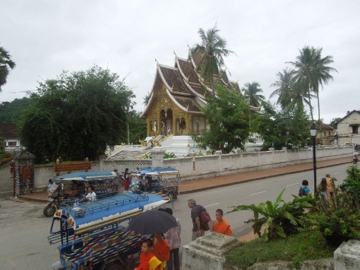 Temples, tuk-tuks, and tangerine robes of monks... pretty much sums up Luang Prabang