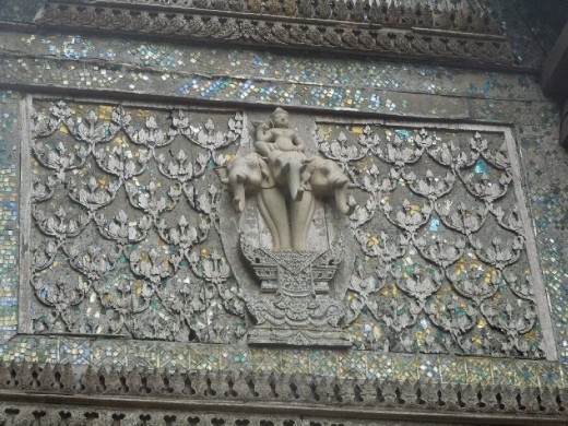 Detailed shot of the mosaic decoration... we saw much more of this style later