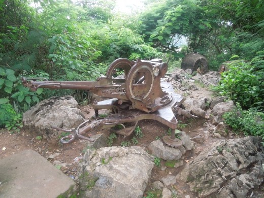 Remnants of Laos' past