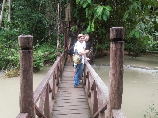 Sam and Joe enjoying the view