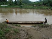 Our transport across the river-- could only fit a few people at a time so it took us quite a while to get everyone across!: by sglass, Views[174]