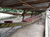 The village's long boat! Only used once a year for a ceremony/race... It is their pride and joy.: by sglass, Views[201]