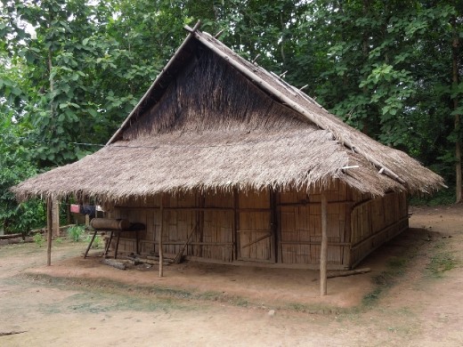 The Hmong shaman's house. Our guide pointed it out after I asked about him but told us to be wary of taking any pictures of any villagers (it upsets their spiritual beliefs)