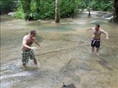 Apparently this area is much more slippery than it looks. These guys fell down a bunch. I watched and laughed.: by sglass, Views[139]