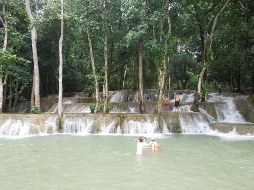 Last view of the Tad-Se Waterfall