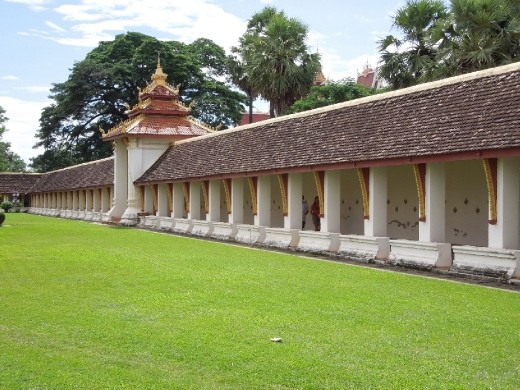 We wander the grounds