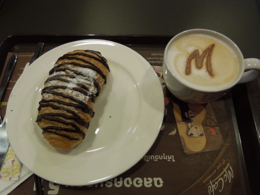 Breakfast at McD's in Chiang Mai