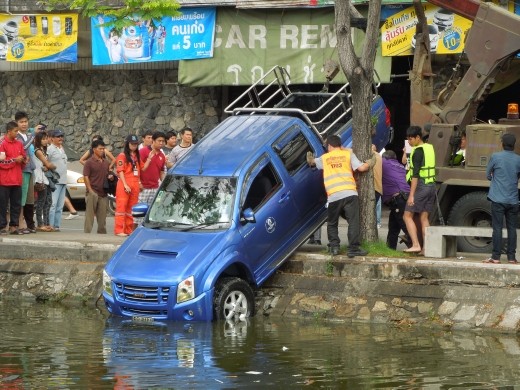 This was quite the site for everyone around...