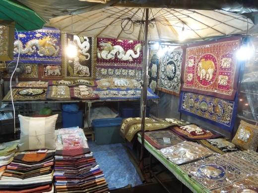 Pretty things for sale at Chiang Mai night market