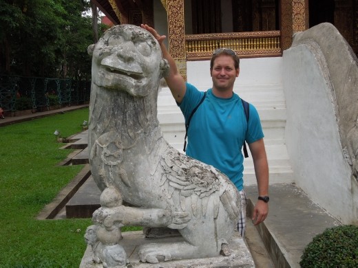 Joe's favorite temple creature of all the ones we saw