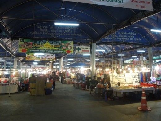 Another big night market in Chiang Mai-- as the largest city in Northern Thailand this is the place to shop for authentic hill tribe or other ethnic crafts & goods
