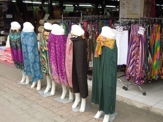 Fisherman pants-- SE Asia's most unique fashion statement (no one but tourists wear them)