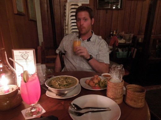 Chiang Mai Riverside dinner