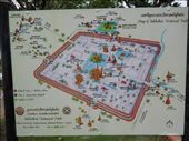 Map of the ancient site turned historic park of Sukothai : by sglass, Views[210]