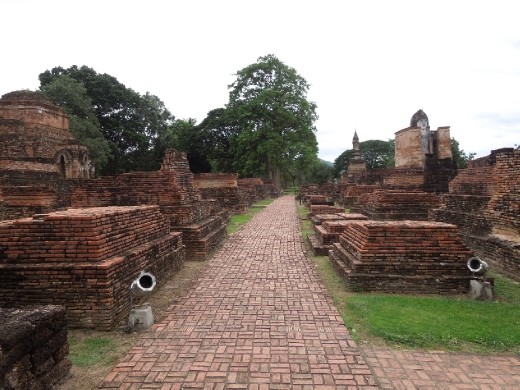 You are free to walk/bike/drive throughout different zones of the park, each of which have multiple temples and ruins of other buildings