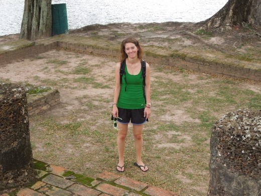 Getting fed up with Joe taking so many photos of me haha