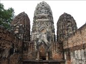 Apparently this was originally a Hindu temple which was later retrofitted for Buddhism-- this happened all the time all over SE Asia, with shifts back and forth depending on which culture/religion was in power at the time: by sglass, Views[155]