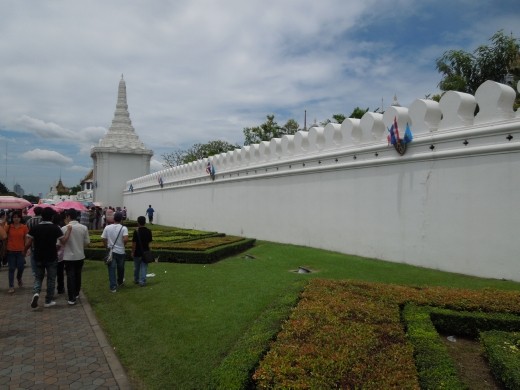 Walls of the Thai Royal Palace