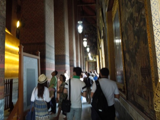 A little crowded in the temple