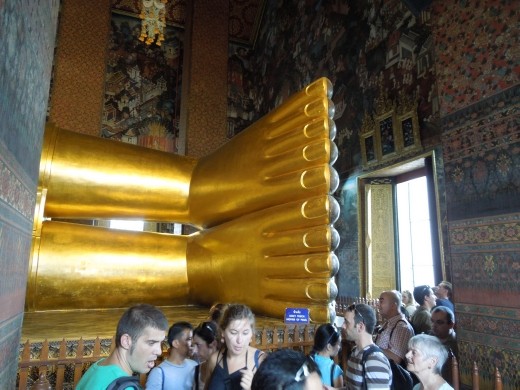 Giant Buddha's giant feet!