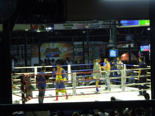 Next level fighters in their robes and flowers