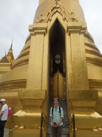 This whole building was gold! GOLD!