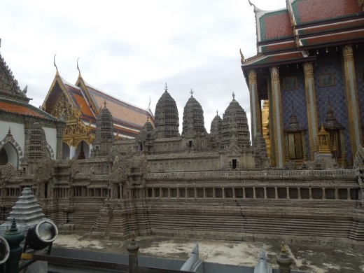 These guys have a mini Angkor Wat model too!
