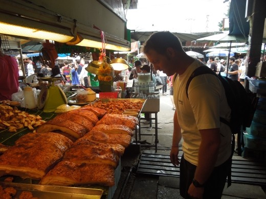 Joe is really excited by all that meat!