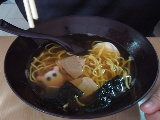 Face in our breakfast!