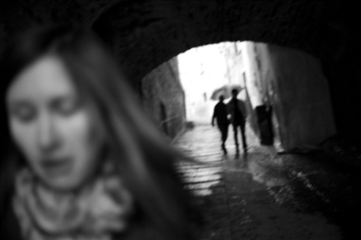 Via Santucci, Cortona, Italy, July 2011