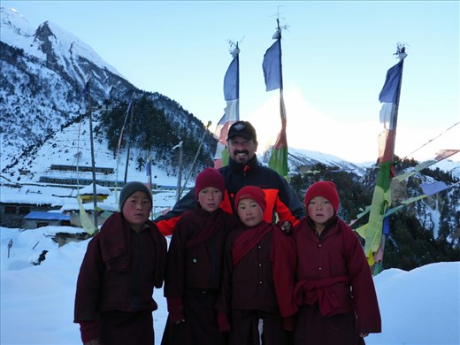 Monks from Lho monastery