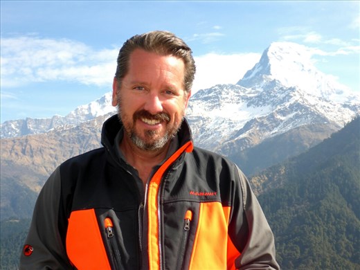 Shane and Annapurna.  Ghorepani