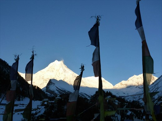 The prize, the face of Manaslu