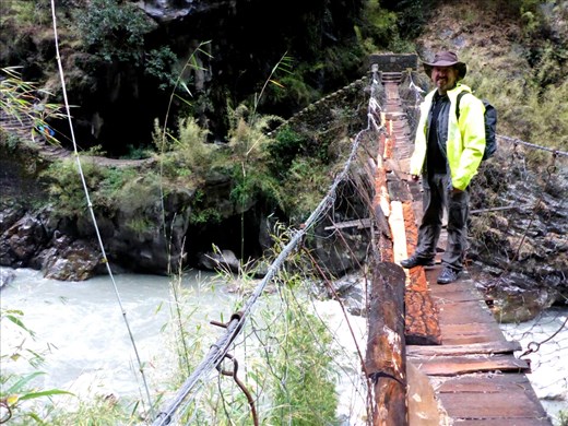 Venn says this bridge is very unsafe