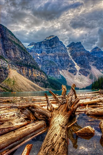 Moraine Lake of the Canadian Rockies