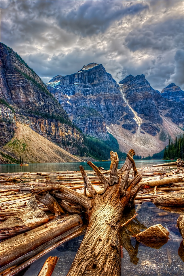 Moraine Lake of the Canadian Rockies