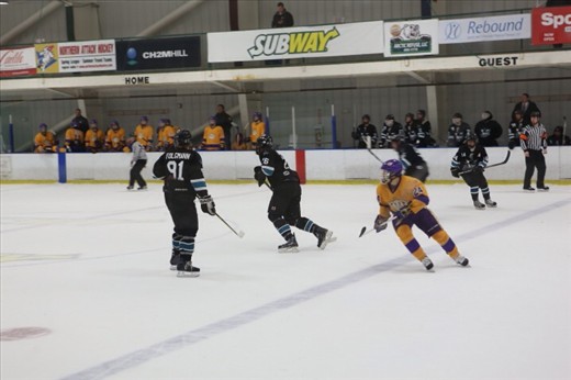 My first ice hockey game.... 